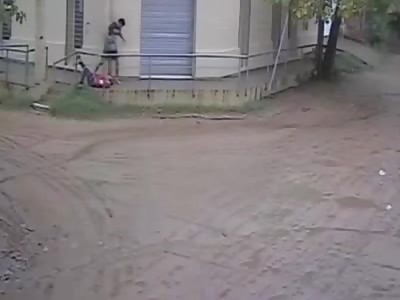 Brutal Attack With Machete Caught On Camera