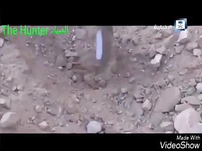 finding a corps of terrorist killed by his friend in ksa