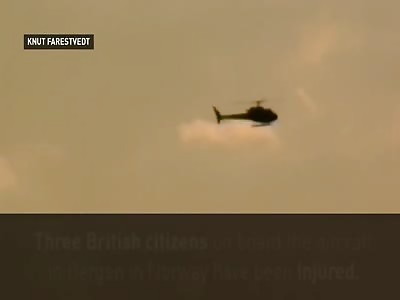 Helicopter crashes as it attempts to land on superyacht