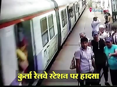 Man cheats death in a railway accident 