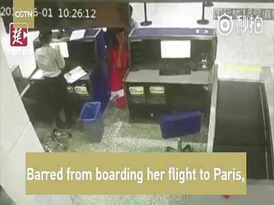 Chinese PhD student blacklisted by Air France for slapping check-in worker