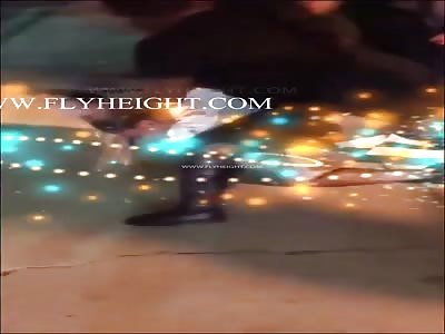 Half-Naked Females Brawl Outside Club 