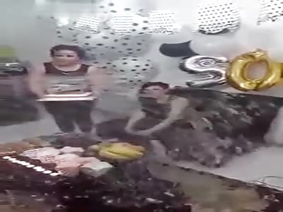 Iranian birthday party on fire girl severely burned 