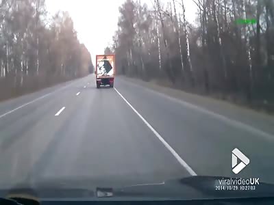 Car flips over after crashing into ditch