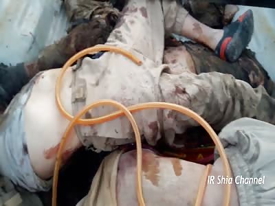  NEW VIDEO FROM IRAQI HEZBOLLAH SHOWING DIED ISIS SOLDIER