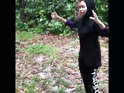 Indonesian Chicks Can Take A Hit