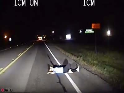 Dashcam reveals moment police discover an 