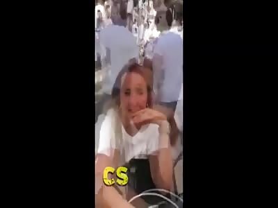 She is hot. Has to extinguished