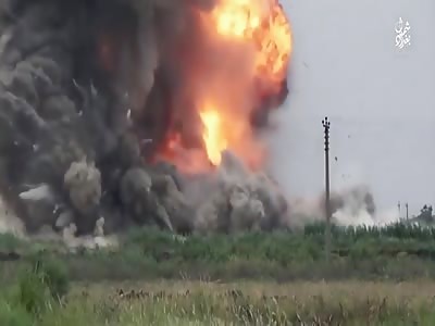 ISIS BLOW OUT 2 TRUCKS AND SHOOTS ONE