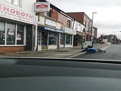 Stumbling Man Falls, Can't Get Up 