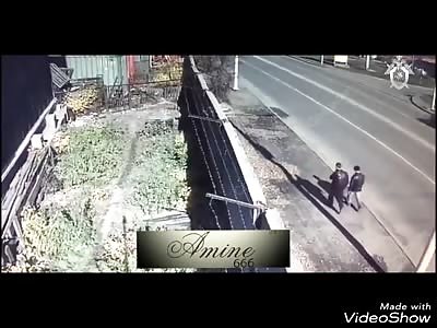 Russian Drunk Driving Accident