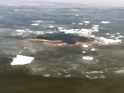 stupid chinese man almost die saved by his friends