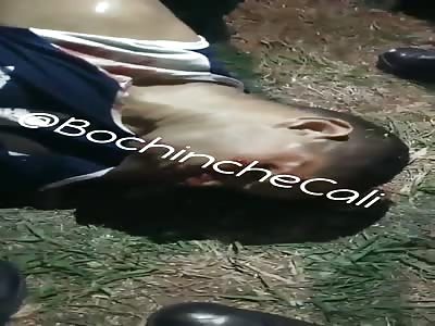 thief punished in cali street