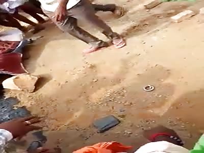 Horrible tractor accident labor on the spot dead 