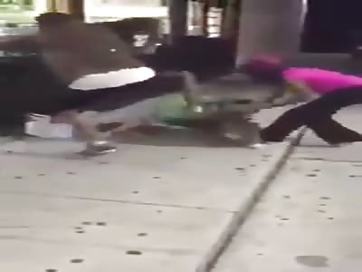 A Man beat up homeless woman for asking him for some spare change