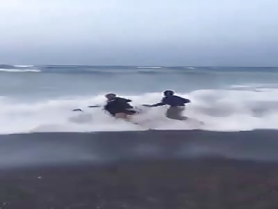 corps of drowned young man in Spain