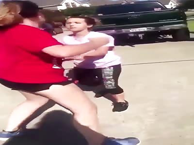 White-Trash Neighbor Fight
