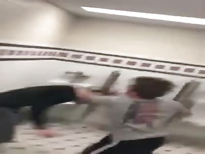 Was losing and got in one good hit