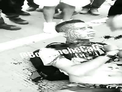 motorcycle thief stabbed four time in the neck