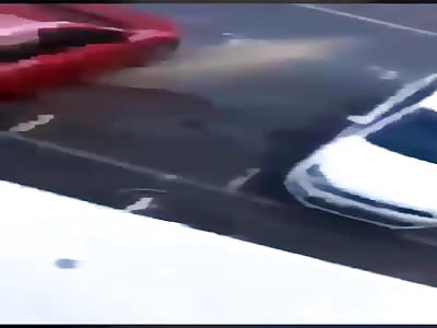 leg broken by falling wall