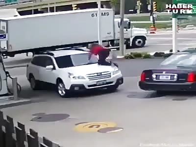 Remember to Lock Your Doors when Getting Gas