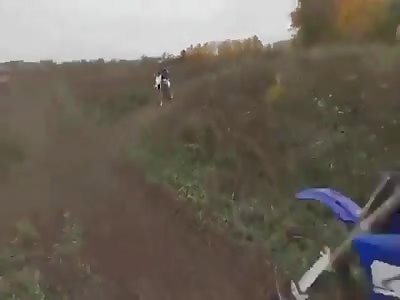 brutal moto cross accident