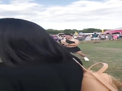 music festival fight