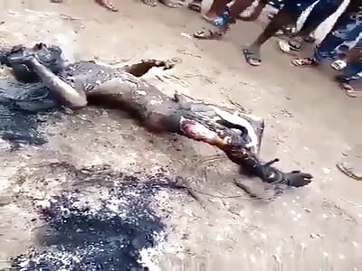 Nigerian Barbaric Act.... Dudes Gasping with Smoke Coming out Mouth
