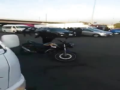 shooting between gangs and police in Mexico