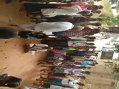 indian beating group of muslim