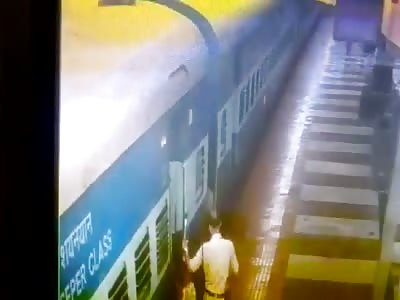 saving live of asshole trapped under train