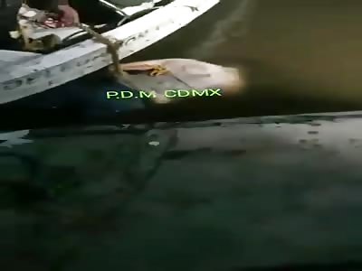 body of the young poblano JosÃ© Manuel, who died drowned in Xochimilco