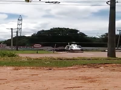 I've seen a lot of stupid drivers but this takes it to another level.