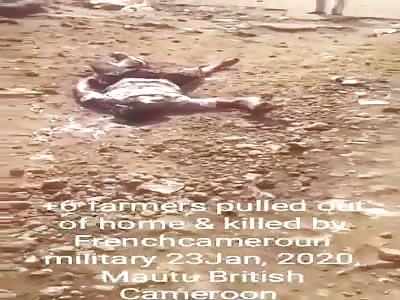 six Cameroonian farmer killed by military