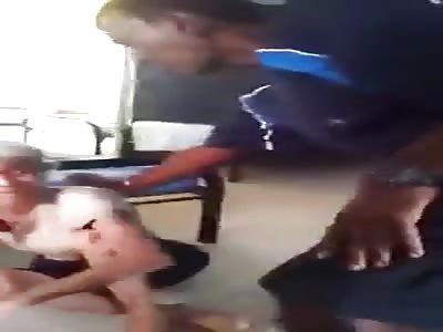 WTF: Old Woman Beaten by Scumbag