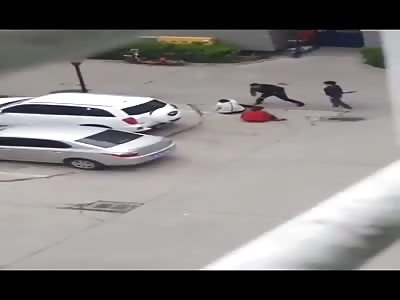 Chinese Wife Whipped with Belt