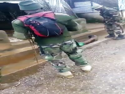 NIGERIAN SHIT BATH FOR NOT RESPECTING QUARANTINE 