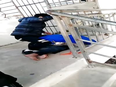 Little boy gets savagely beating from a kid's gang