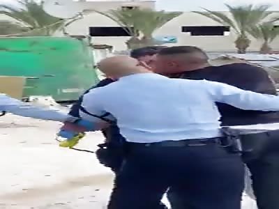 Abus of power  five Israeli soldiers against one Palestinian 