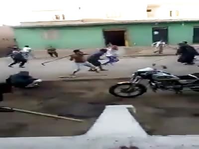 Two Egyptian families fighting over land