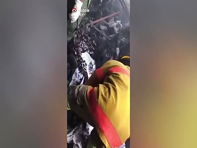 group of thugs killed three Chinese businessmen and burned the body.