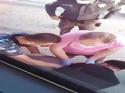  this is what the police force in Turkey do to young Kurds