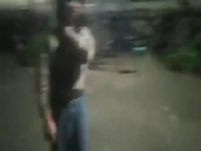 Chinese girl gets hard beating from another woman 