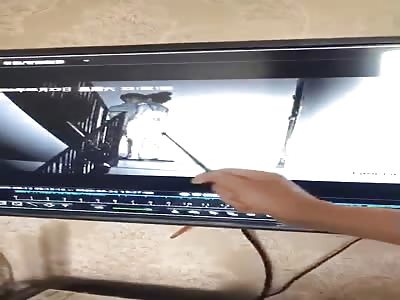 Couple caught fucking in stairs by cctv camera