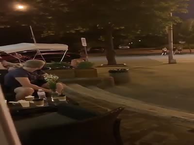 Russian loud mouth asshole gets what he deserves  