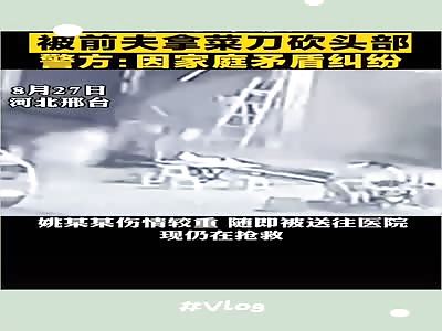 Chinese man stabb his ex-wife to death 