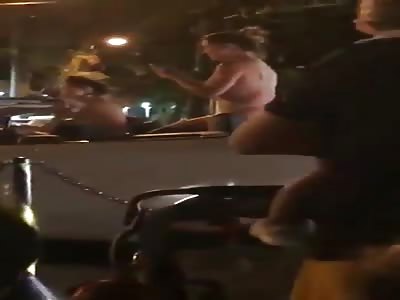 Jealous girl said,wear a mask