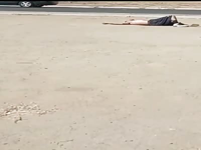 Instant karma for asshole for punching old man 