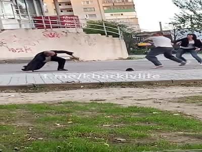 Meanwhile in Russia all the family involved in crazy fight 