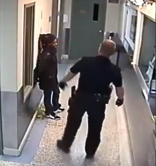 Handcuffed Black Girl Beaten by Police Officer.